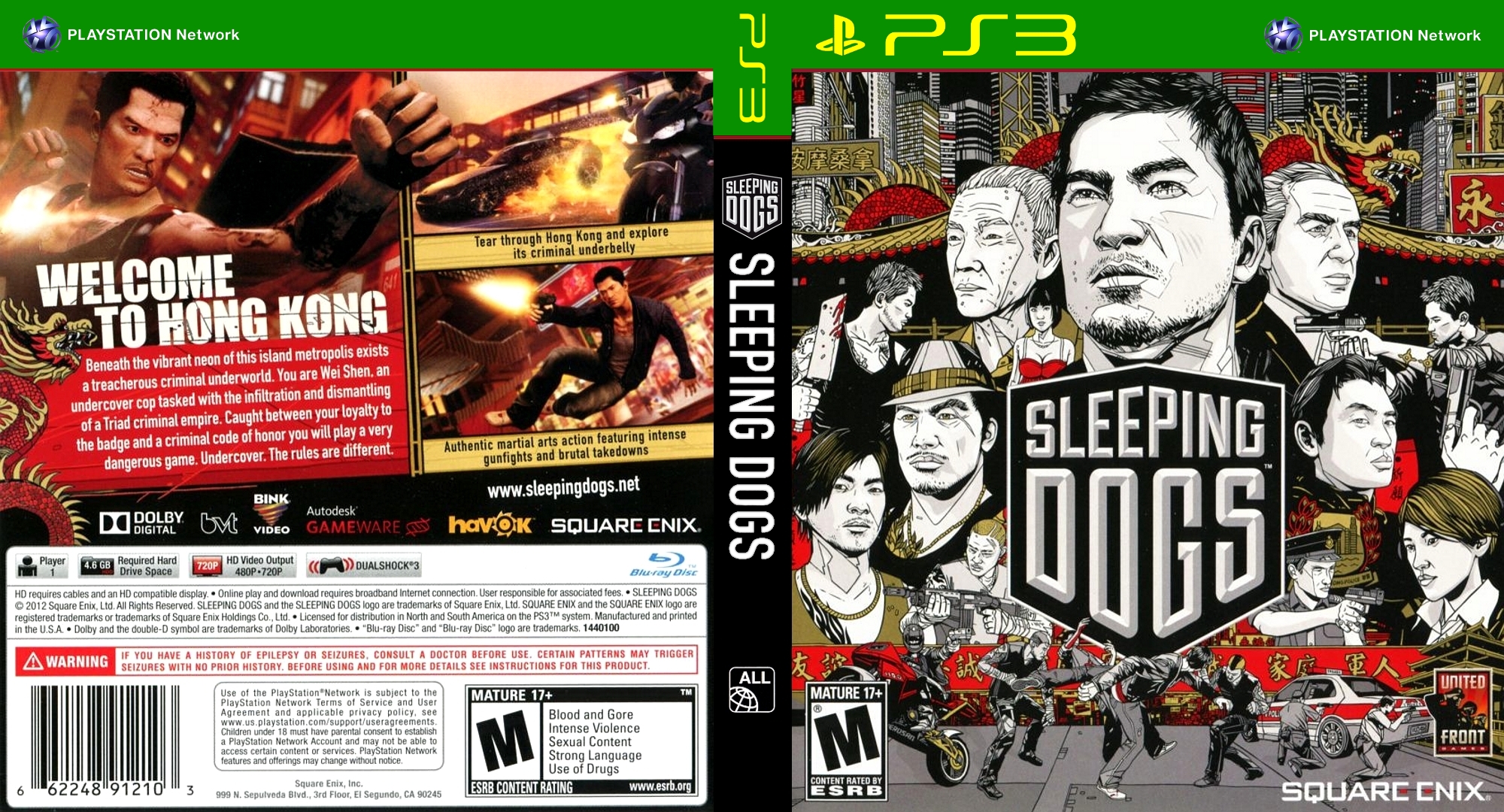 PLAYBRASIL: PS3 Sleeping Dogs. JOGO + PATCH DE TRADUÇÃO.